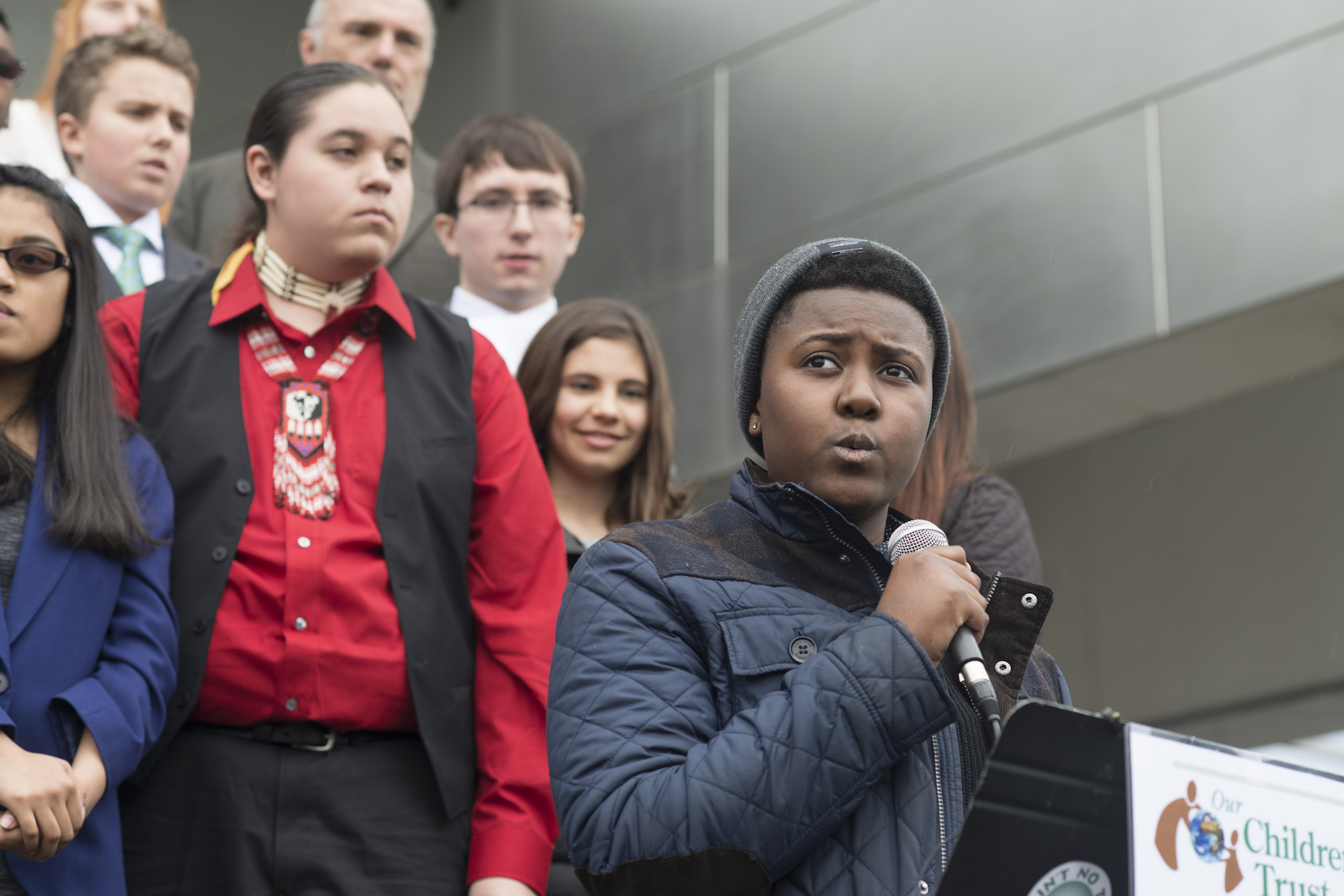 Image of Vic Barrett at a protest